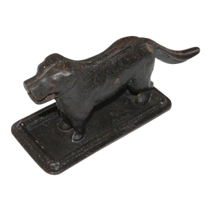 19th Century Cast Iron Dog Nut Cracker