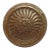 Antique Concentric Cast Bronze Interior Door Knob For Sale