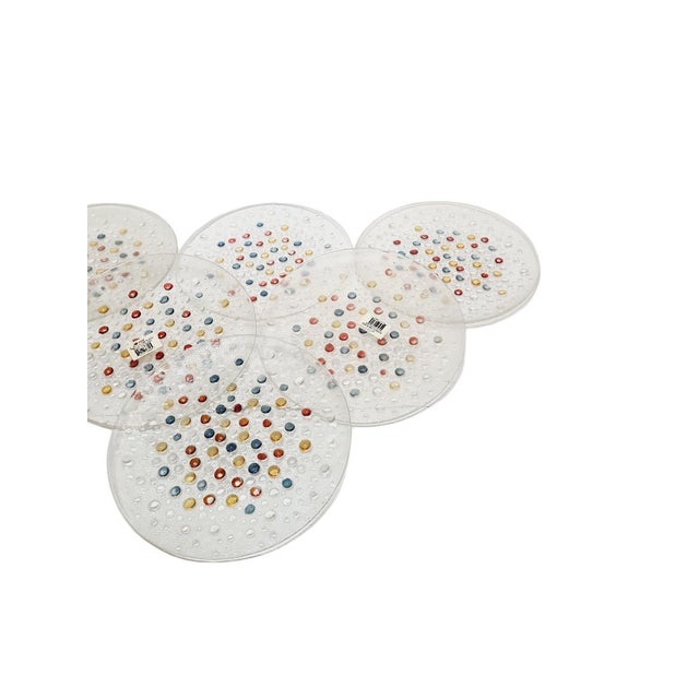 Rotor Dessert Set by J. Drost for Ząbkowice Gospodarcza Huta, Poland, 1970s, Set of 6 For Sale - Image 6 of 13