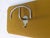 1960s Wall Coat Rack in Mustard-Colored Wool and Nickel Plated Metal by Sergio Mazza for Artemide, 1960s For Sale - Image 5 of 11