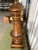 Mid-Century Modern Pair of Wood and Gold Painted Lamps, Early 20th Century For Sale - Image 3 of 5