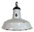 Industrial Grey Enamel Factory Pendant Lamp, 1960s For Sale