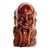 Vintage Chinese Hand-Carved Shou Lao God of Longevity Wall Mask, Yue Hwa For Sale