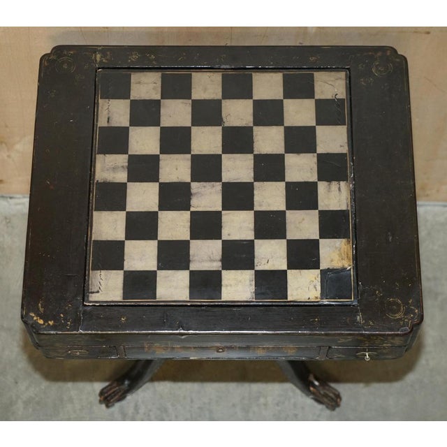 Antique Georgian Backgammon Table, 1820 For Sale - Image 10 of 18