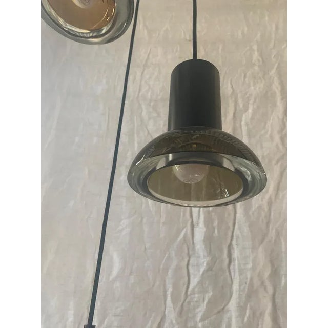1950s Vintage Submerged Glass Pendant Lamp from Seguso For Sale - Image 5 of 7