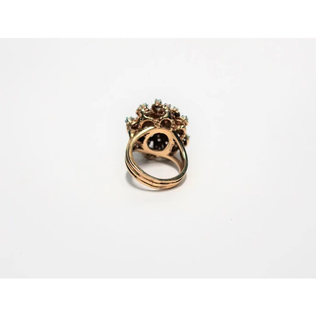 Opal and Gold Cocktail Ring, Circa 1960s For Sale - Image 11 of 11