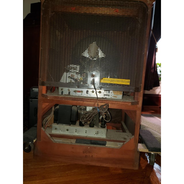 Vintage Mid Century Zenith Round Screen Tv For Sale - Image 10 of 12