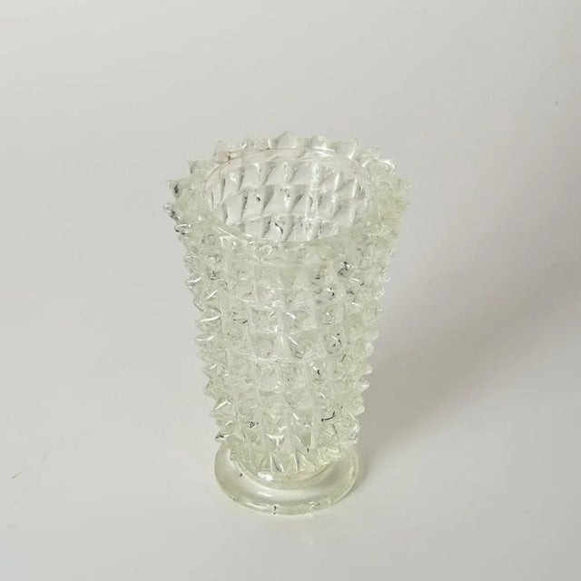 Italian Murano Glass Vase by Ercole Barovier for Barovier & Toso, 1940s For Sale - Image 4 of 12