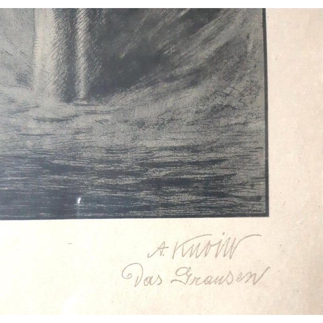 After Alfred Kubin, The Horror, 1890s, Lithograph, Framed For Sale - Image 3 of 4