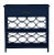 Coastal Infinity End Table - Navy Blue For Sale - Image 3 of 7