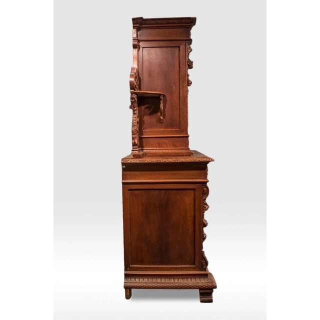 Antique Renaissance Style Cupboard For Sale - Image 3 of 16