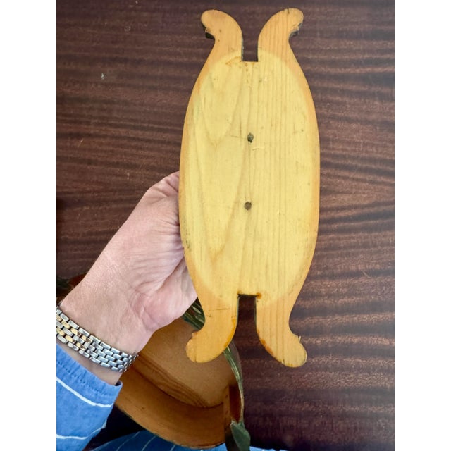 Primitive Norwegian Blue Rosemaling Tine Box For Sale - Image 9 of 12