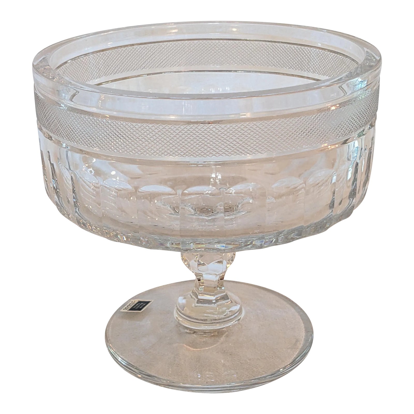 Vintage Rogaska "Palladio" Crystal Trifle Bowl Chairish
