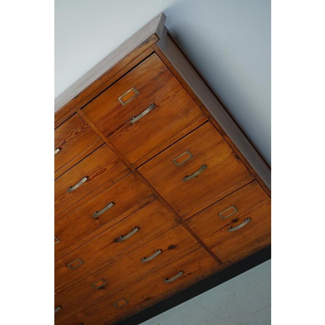 Dutch Pitch Pine Apothecary Cabinet, 1930s For Sale - Image 3 of 15