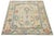 2020s Modern Hand-Knotted Oushak Style Wool Area Rug in Pastel Palette and Soft Beige For Sale - Image 5 of 12