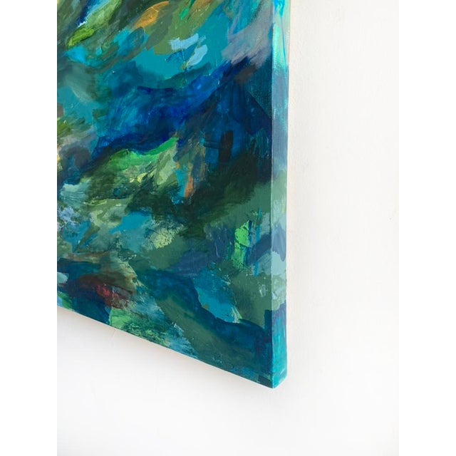 Mixed media on stretched canvas completed in 2026 by Seattle contemporary artist Jessalin Beutler (b. 1982). Painting...