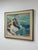 Nautical The Boatman Original Oil Painting Signed m.w. Picchi Couple Boat Nautical Art For Sale - Image 3 of 13