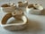 Ceramic Vintage Hand Painted Pottery Napkin Rings For Sale - Image 7 of 7