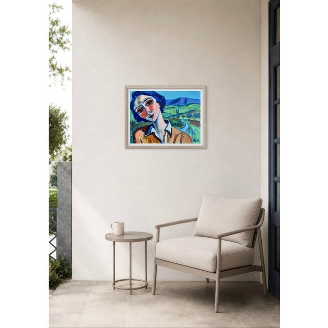The Road Before Me - Acrylic Painting Landscape Portrait For Sale - Image 11 of 17