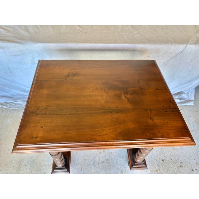 19th Century French Walnut Side Table For Sale - Image 6 of 13