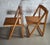 Wood Folding Chair by Aldo Jacober, Alberto Bazzani For Sale - Image 7 of 12