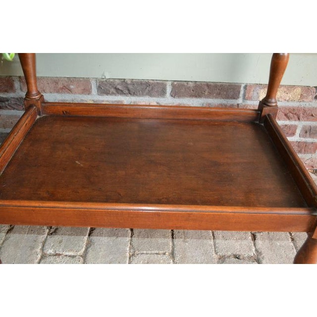 Oak Wooden Tea Trolley For Sale - Image 9 of 11
