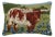 Contemporary Longhorn in Blue Bonnets Field Hook Pillow, 16" x 22" For Sale - Image 3 of 3