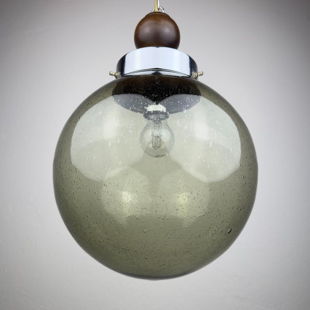 Vintage Murano Glass Pendant Lamp, Italy, 1960s For Sale - Image 10 of 15