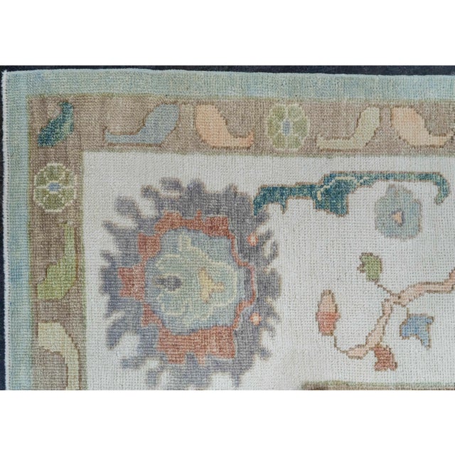 Turkish Oushak Square Rug 12'2" x 12'2" #20424 For Sale - Image 4 of 8