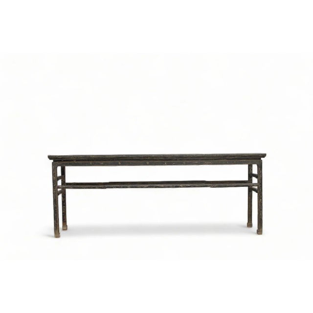 This vintage Chinese console table, crafted using traditional joinery techniques, embodies timeless elegance with its...