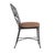 Contemporary Brown Jordan Calcutta Side Chair, Textured Pewter frame with Fusion Clay fabric For Sale - Image 3 of 11
