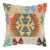 Southwestern Turkish Elinore Hand Woven Kilim Throw Pillow For Sale