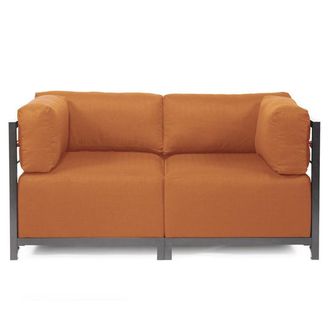 Modern Urban Patio 2pc Sectional Loveseat from Kenneth Ludwig Chicago For Sale - Image 3 of 3