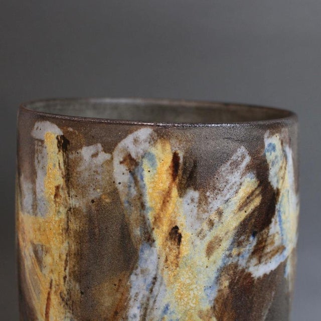 Vintage French Ceramic Vase from Alexandre Kostanda, 1960s For Sale - Image 15 of 18
