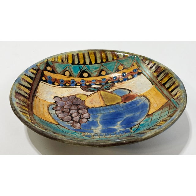 Figurative Vintage Still Life Studio Pottery Dish For Sale - Image 3 of 6
