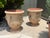 Pair of French Garden Pots From Anduze With Antiqued Patina, Mascarons and Swags For Sale - Image 4 of 16