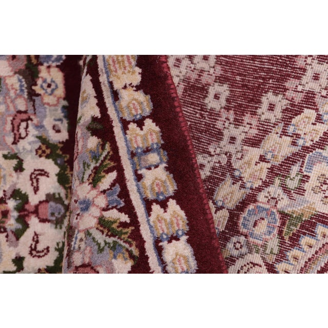Textile Shabby Chic Pak-Persian Red/Red Wool Rug - 2'7'' X 4'5'' For Sale - Image 7 of 9