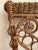 Late 19th Century Antique American Victorian Wicker and Cane Courting Bench Chair Settee For Sale - Image 5 of 13