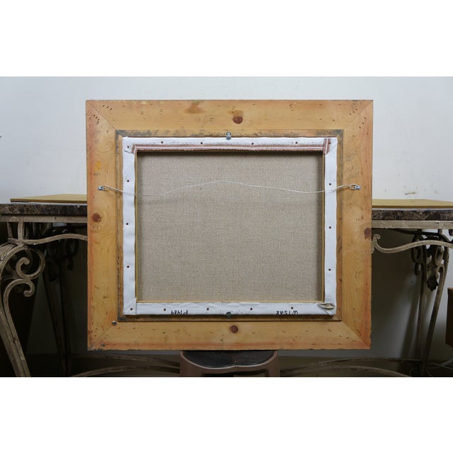 Late 20th Century Impression Sunrise Soleil Levant Boat Seascape Oil Painting After Claude Monet For Sale - Image 9 of 10