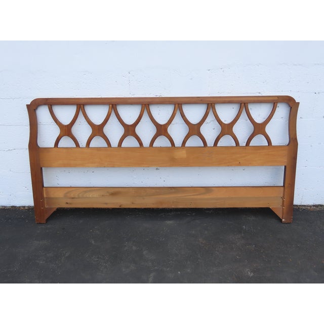 Brown Red Lion Mid Century Modern King Size Headboard 6601 For Sale - Image 8 of 13