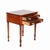 Antique Sheraton Cherry 2-Drawer Stand With Sandwich Glass Knobs C1840 For Sale - Image 12 of 18