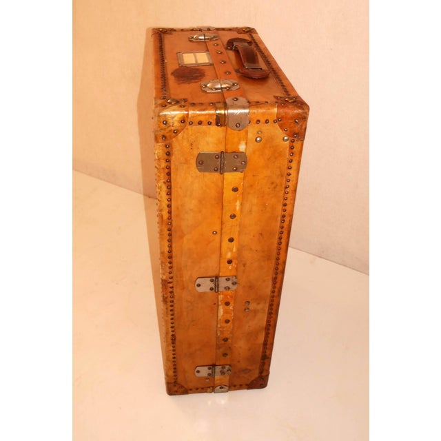 Leather Travel Trunk, France, 1930s For Sale - Image 10 of 10