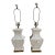 Paul Hanson Vintage Blanc De Chine Chinoiserie Ceramic Lamps - A Pair With Original Shades For Sale