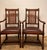 English English Oak Chairs With Caning and Barley Twist Detail - A Pair For Sale - Image 3 of 10