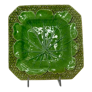 1960s Bassano Italian Cabbage Wear and Lattice Plate