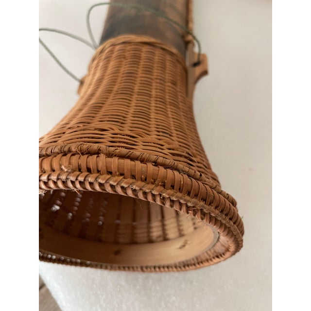 Mid-Century Modern Laotian Khmu Knife Holder Basket, 1950s For Sale - Image 3 of 5