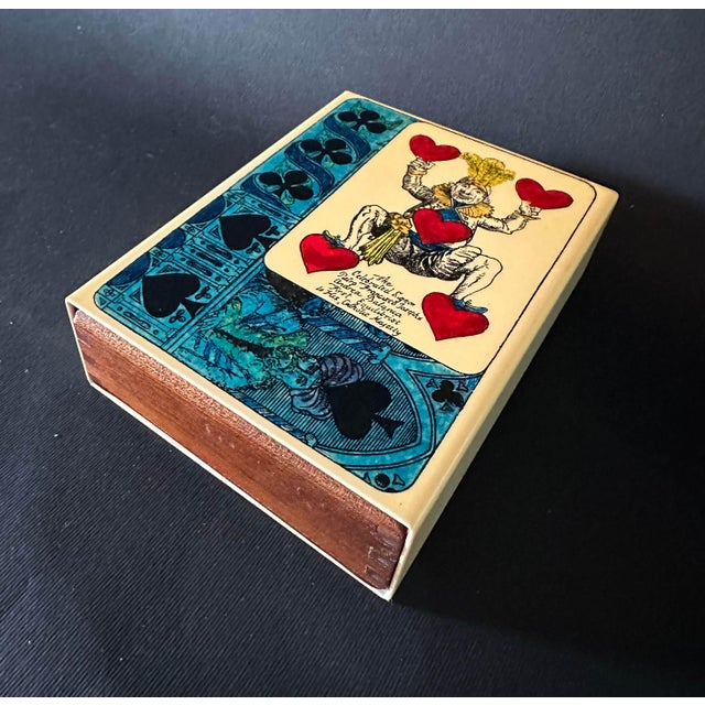 Italian 20th Century Playing Cards Box by Fornasetti For Sale - Image 3 of 6