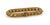 Contemporary Mid 20th Century Multi-Gems 18k Yellow Gold Floral Link Bracelet For Sale - Image 3 of 5