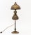 Vintage Brass Adjustable Electrified Oil Lamp For Sale - Image 9 of 9