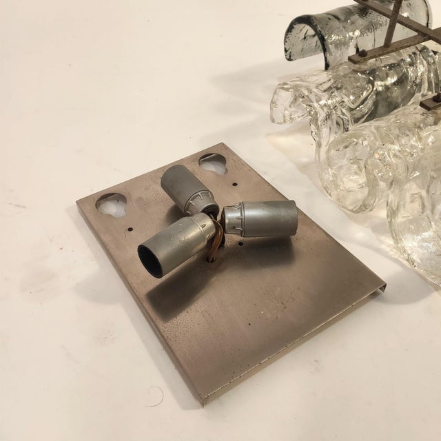 Large Italian Wall Sconce from Zero Quattro, 1970s For Sale - Image 12 of 14
